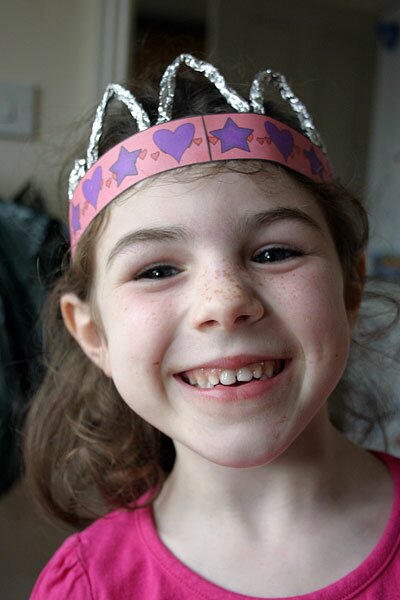 make your own fairy crown finished version